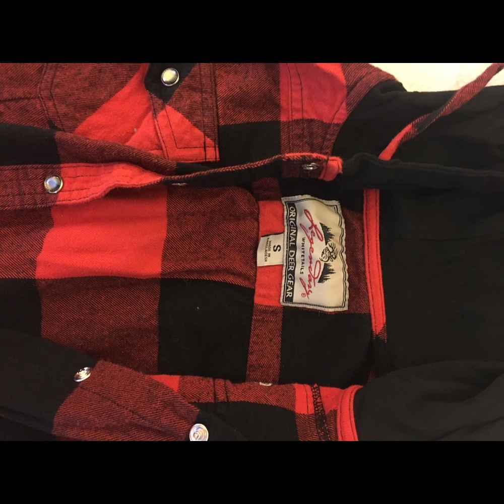 Hooded flannel